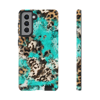 Aqua Splash Leopard - Samsung Galaxy Series Case