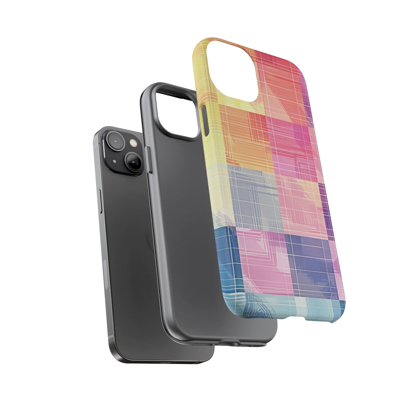 Pastel Panache Watercolor Plaid Case