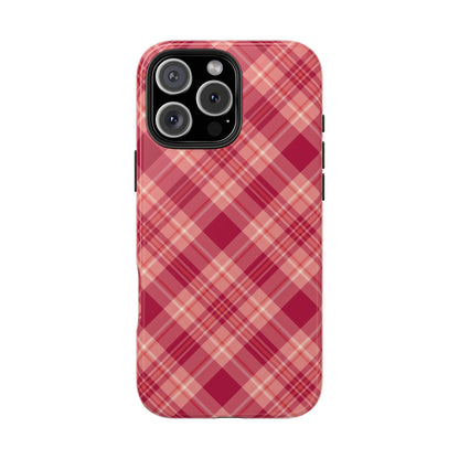 Rustic Red Plaid – iPhone Series Case