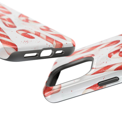 Festive Candy Cane Delight - MagSafe iPhone Series Case