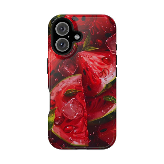 Juicy Watermelon MagSafe iPhone Case – Refreshing Summer Vibes, Dual-Layer Protection