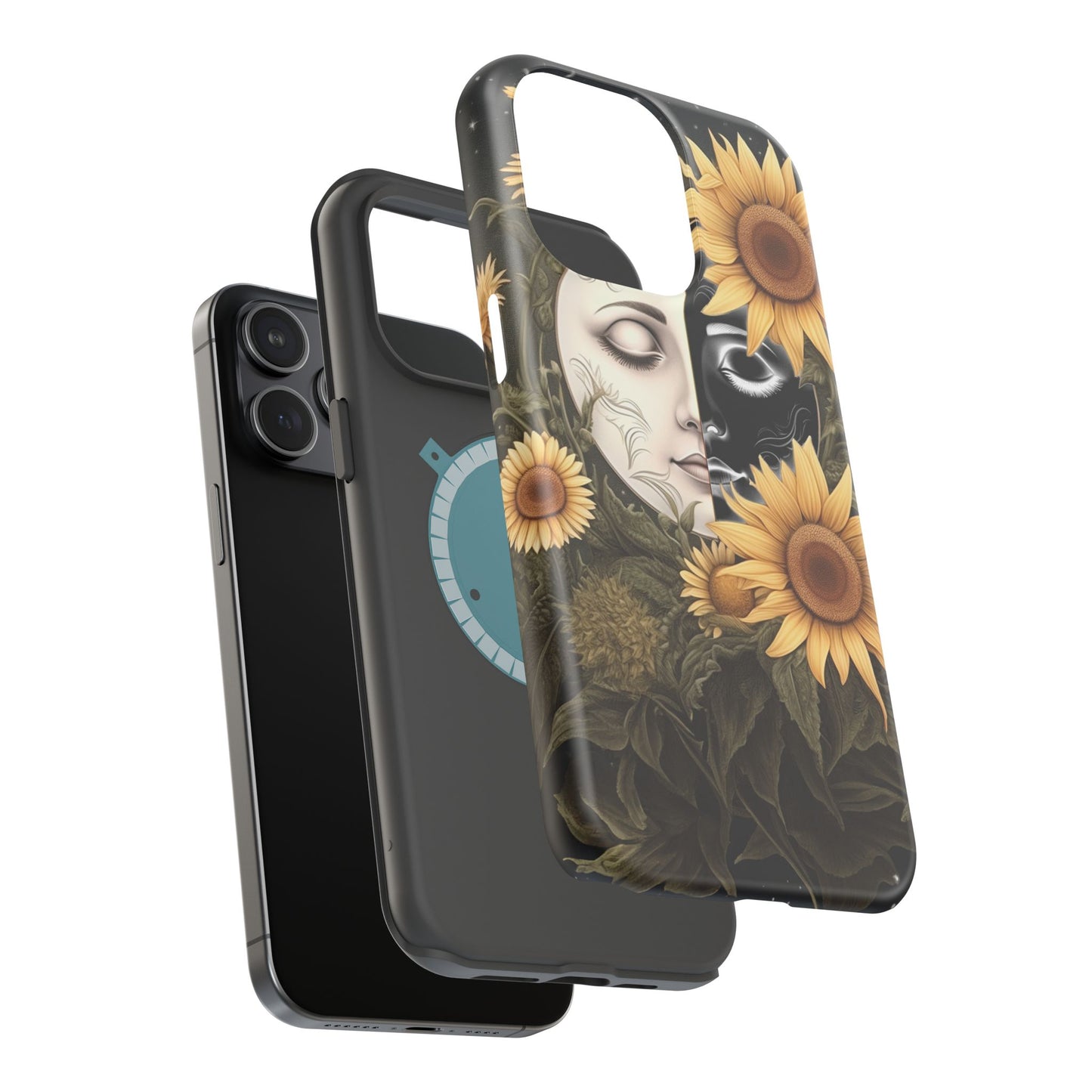 Sunflower Moon and Stars MagSafe Case – Ethereal Art