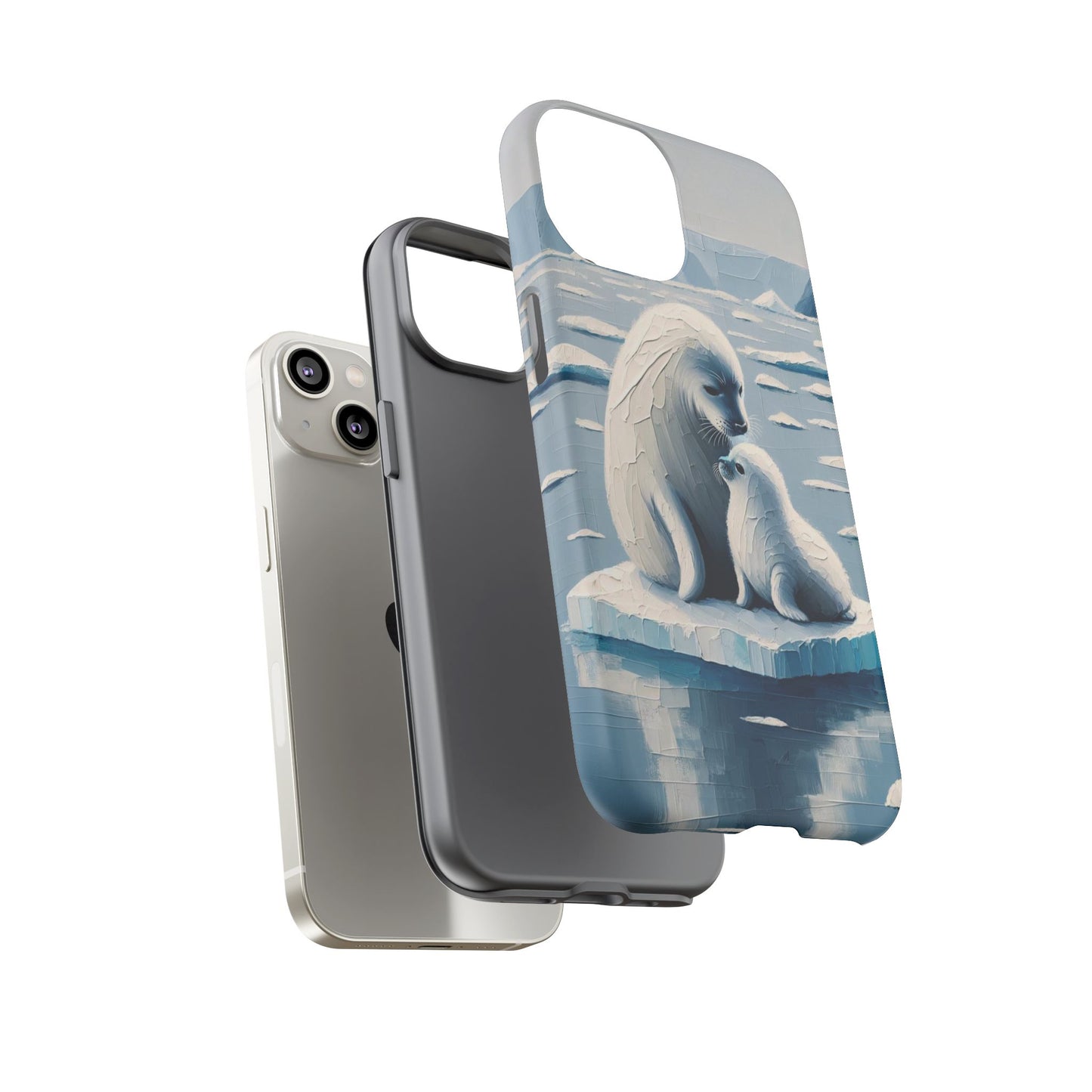 Arctic Serenity Seal iPhone Case