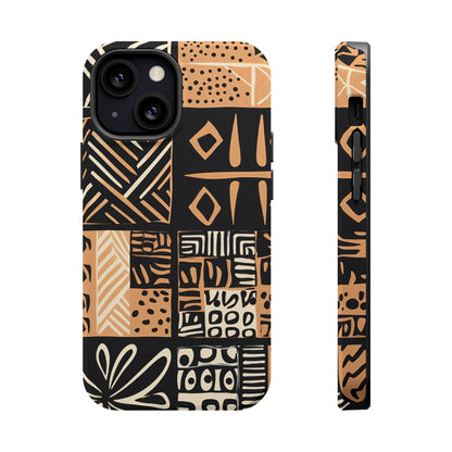 Tribal Geo-Pattern MagSafe Case – Bold Ethnic Design