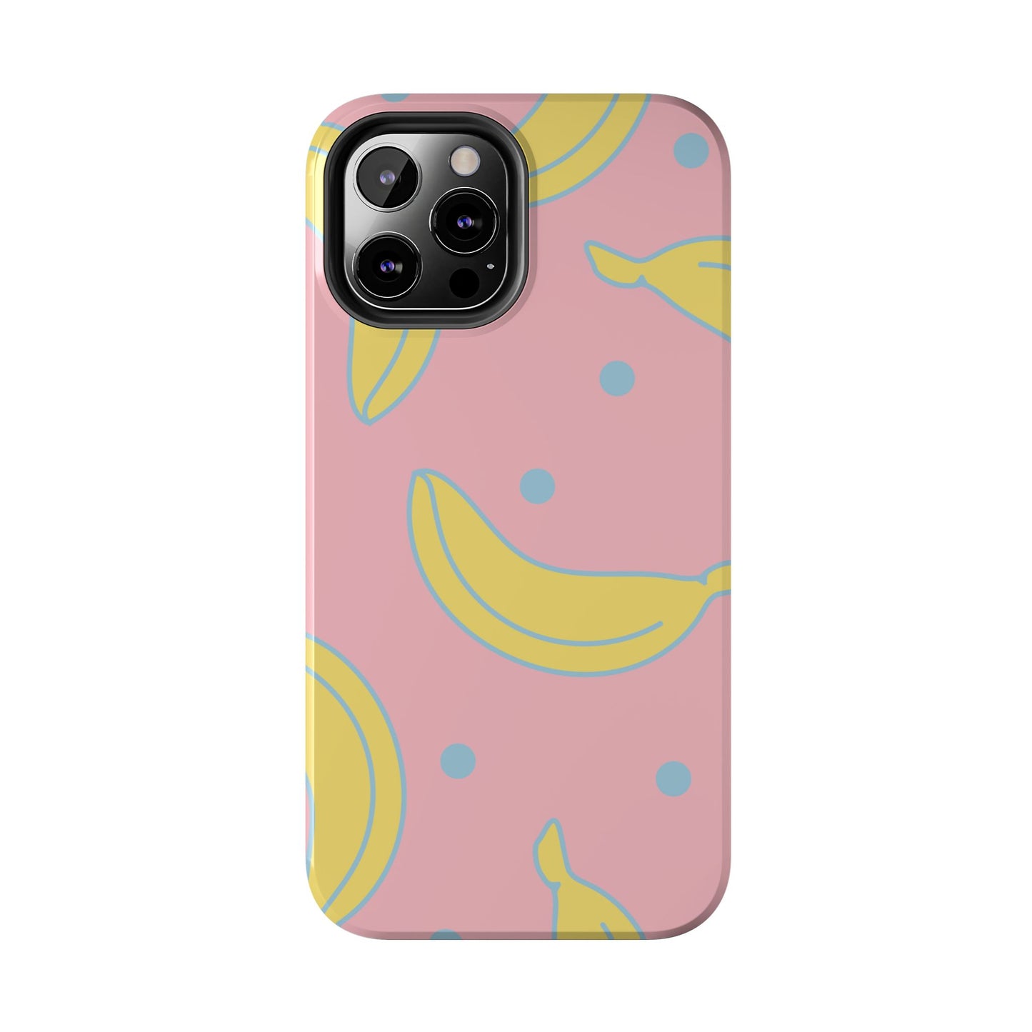 Pink Banana Pop iPhone Case – Cute Pastel Design with Fun Retro Vibe