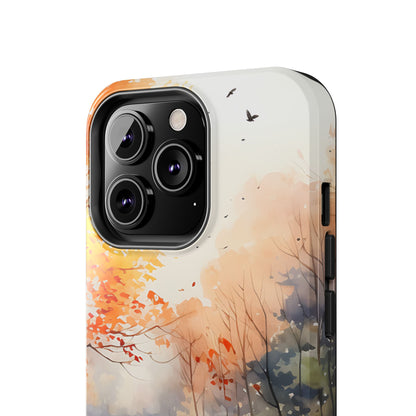 Autumn River Serenity – iPhone Case