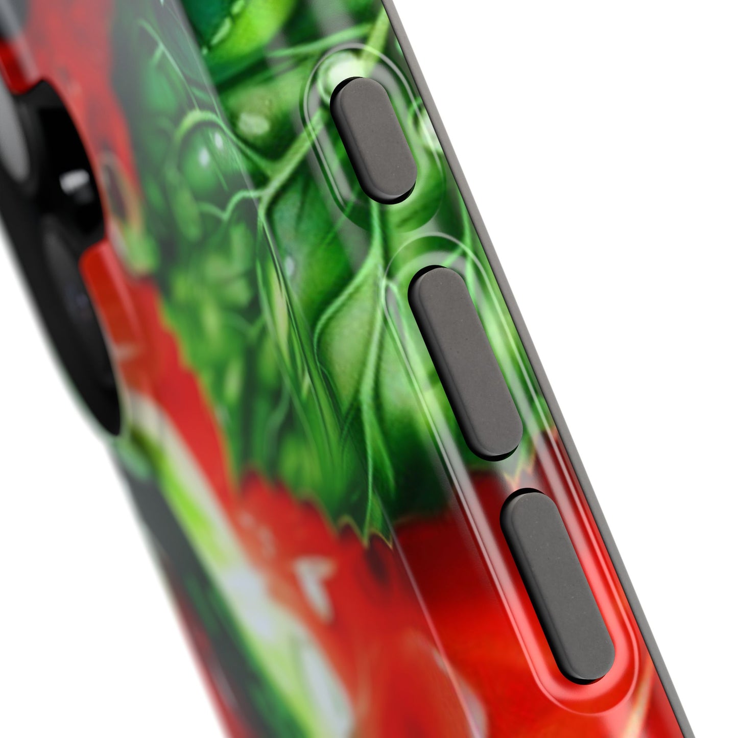 Juicy Watermelon & Mint MasSafe iPhone Case – Tough Dual-Layer, Vibrant Summer Design