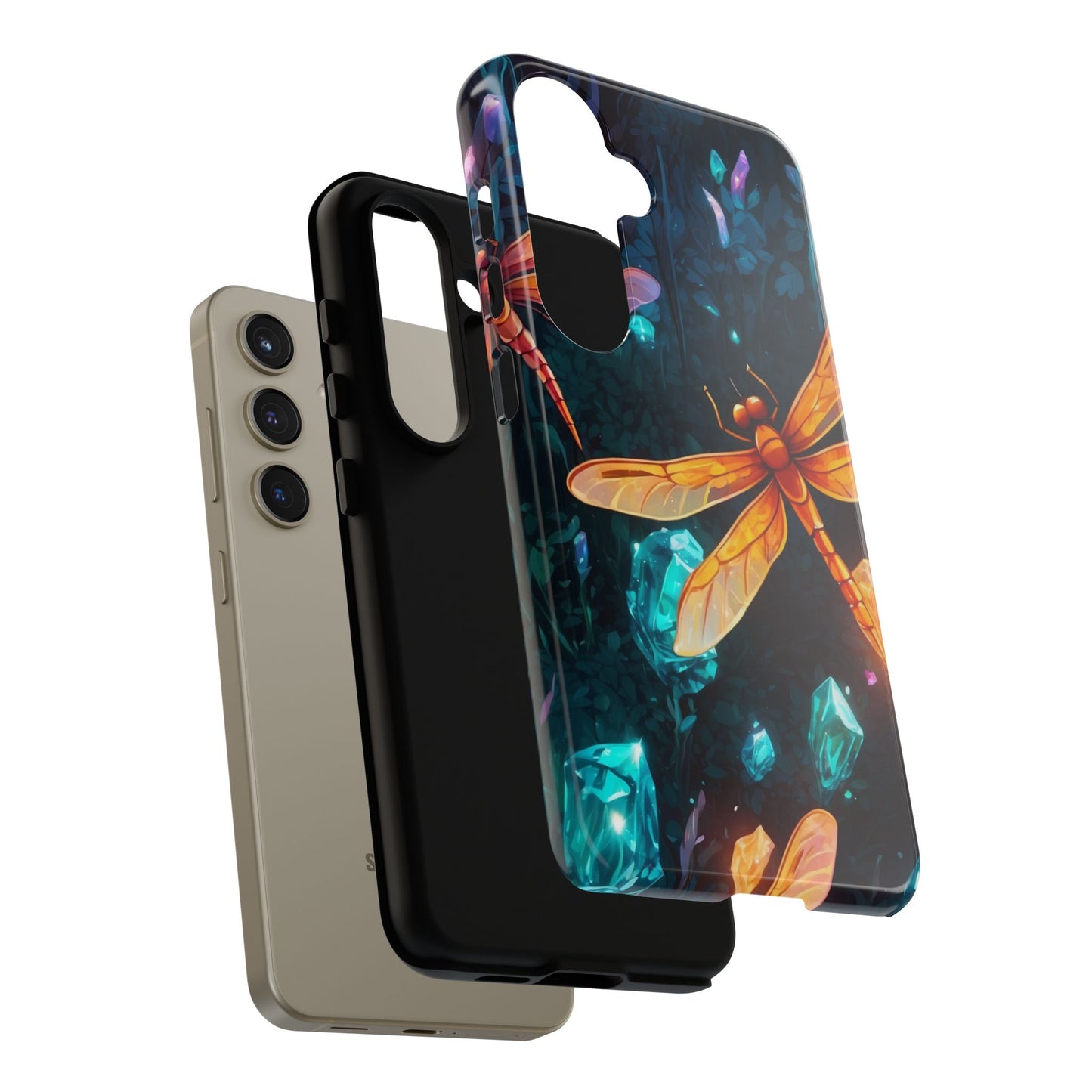 Mystical Dragonflies & Crystals – Samsung Galaxy Series Case