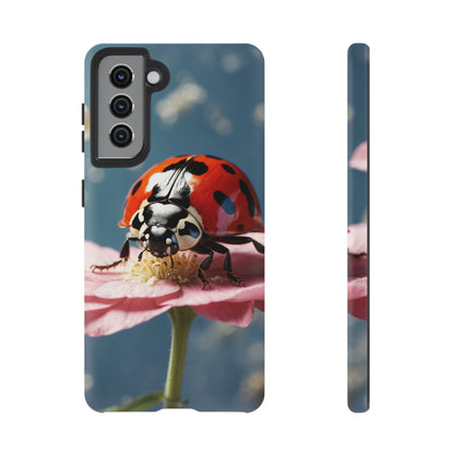 Samsung Galaxy Case: Floral Ladybug Delight