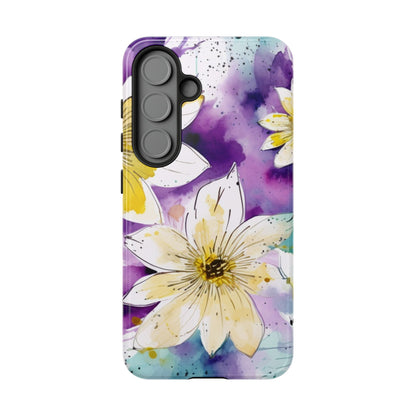 Abstract Floral Watercolor Splash - Samsung Galaxy Series Case