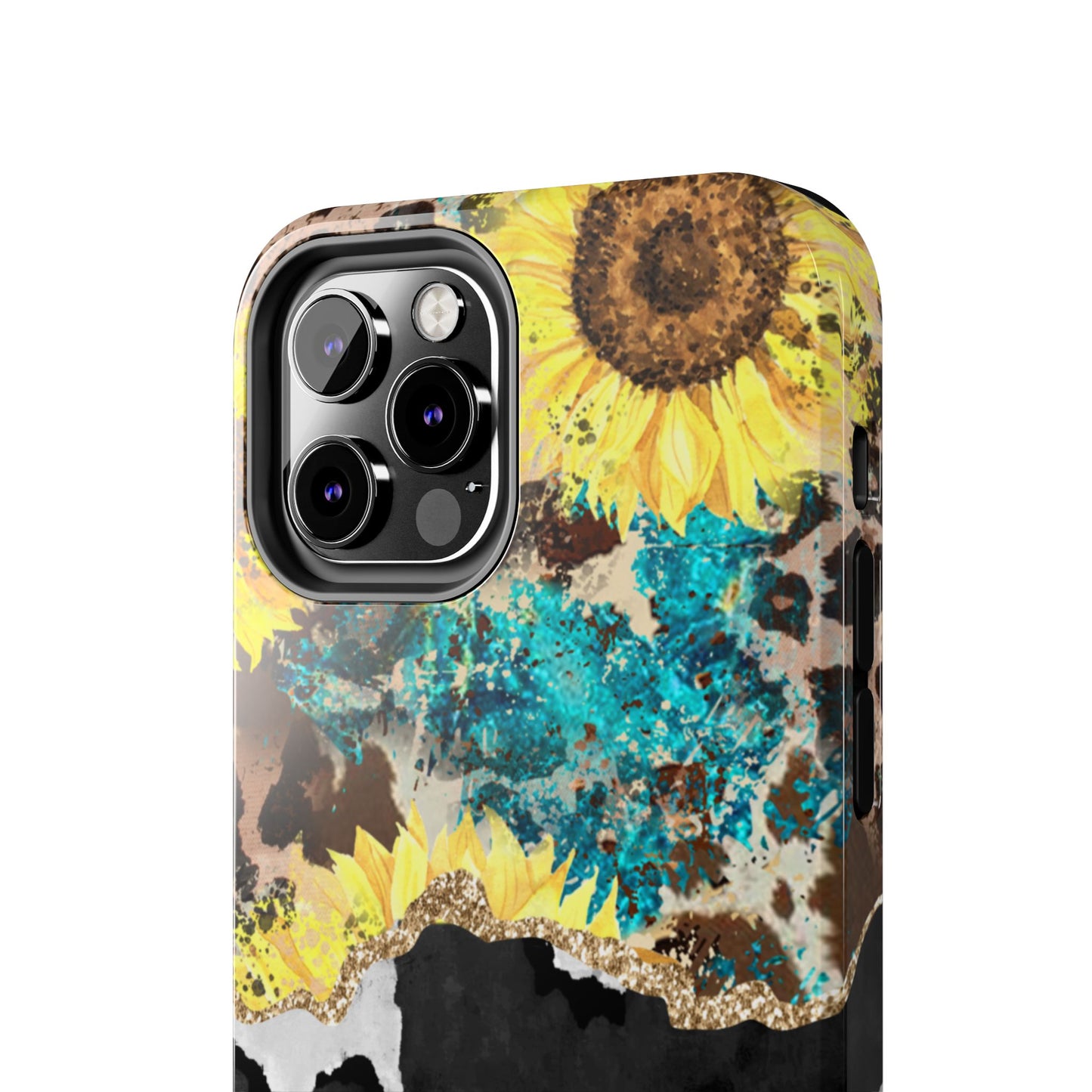 Rustic Sunflower Leopard Glam - iPhone Series Case