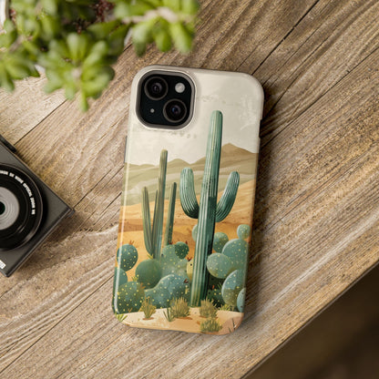 Desert Oasis Cactus iPhone Case