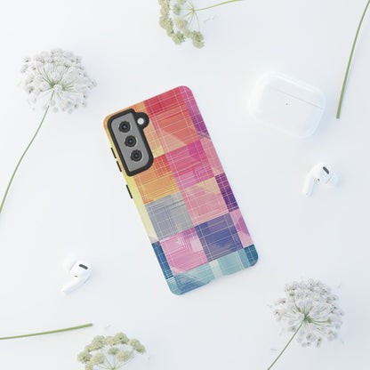 Pastel Panache Watercolor Plaid Case