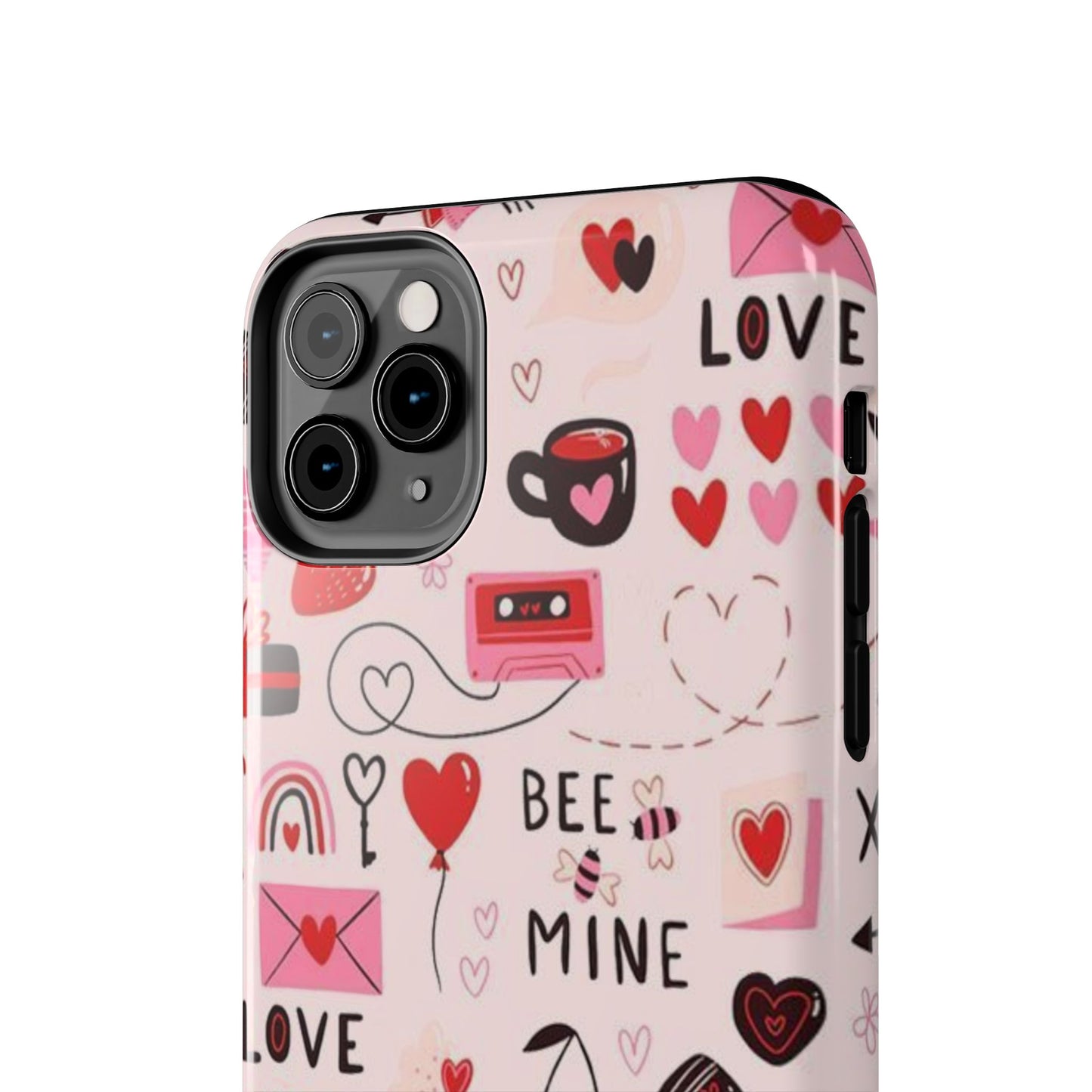 iPhone Case: Bee Mine Love Doodles