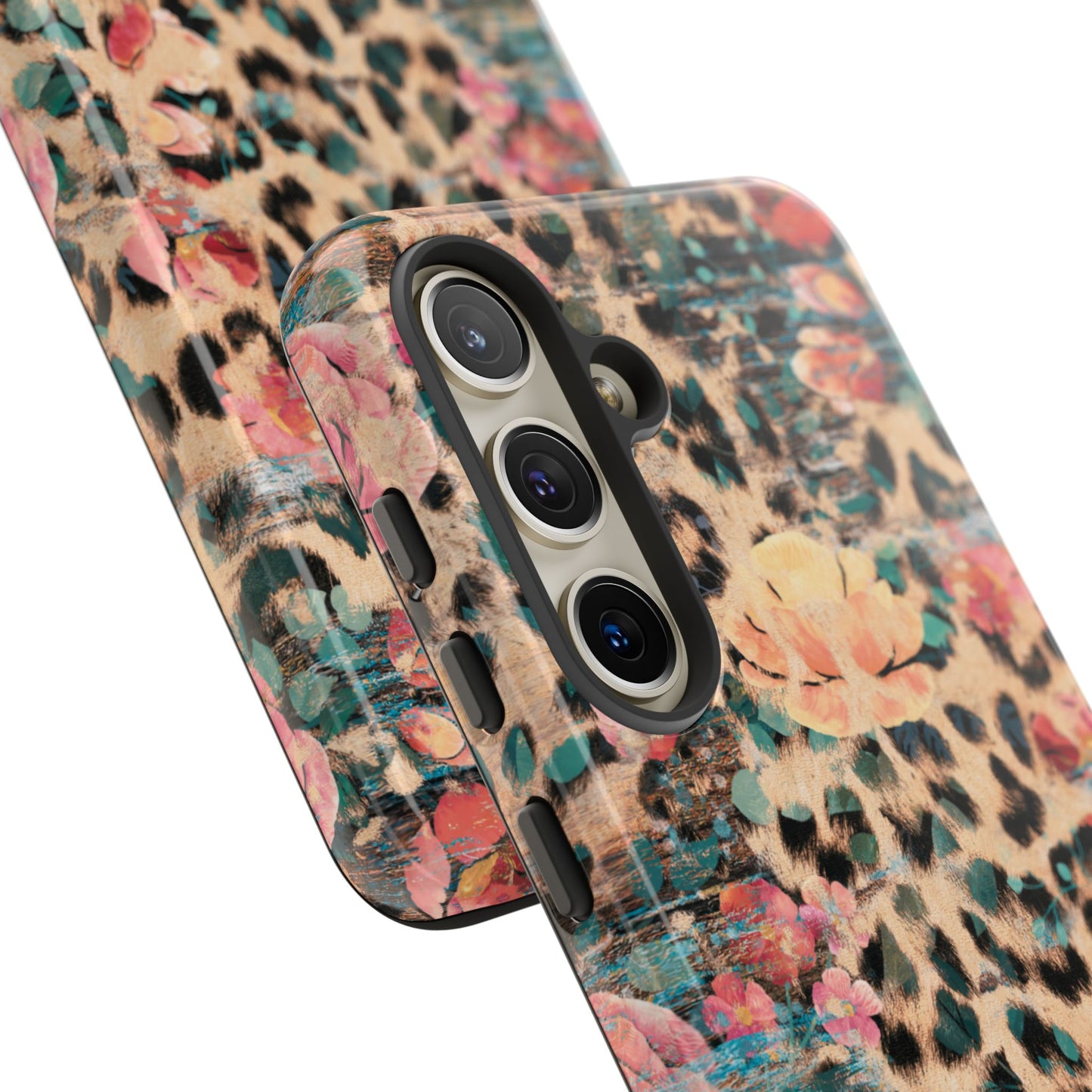 Rustic Floral Leopard - Samsung Galaxy Series Case