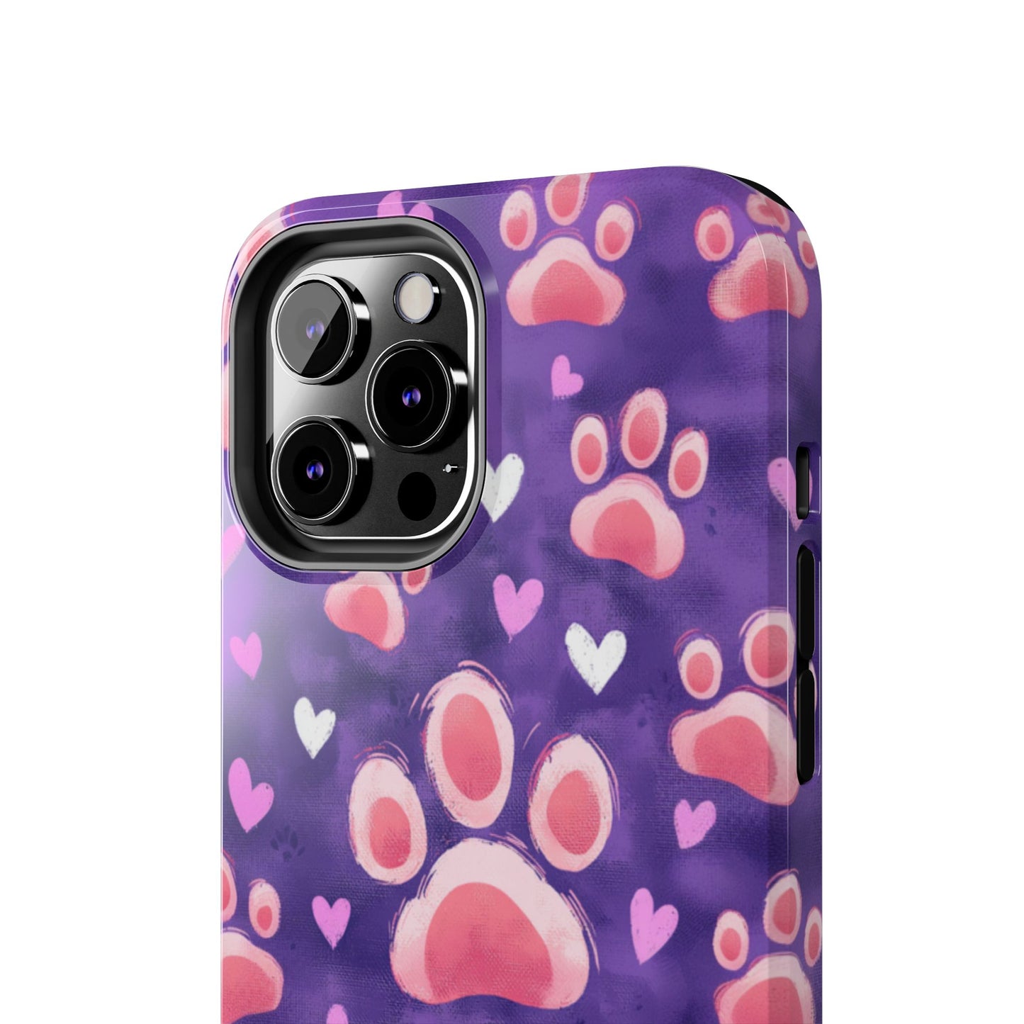 Bold Paw Print iPhone Case - Vibrant Pet-Themed Protective Cover