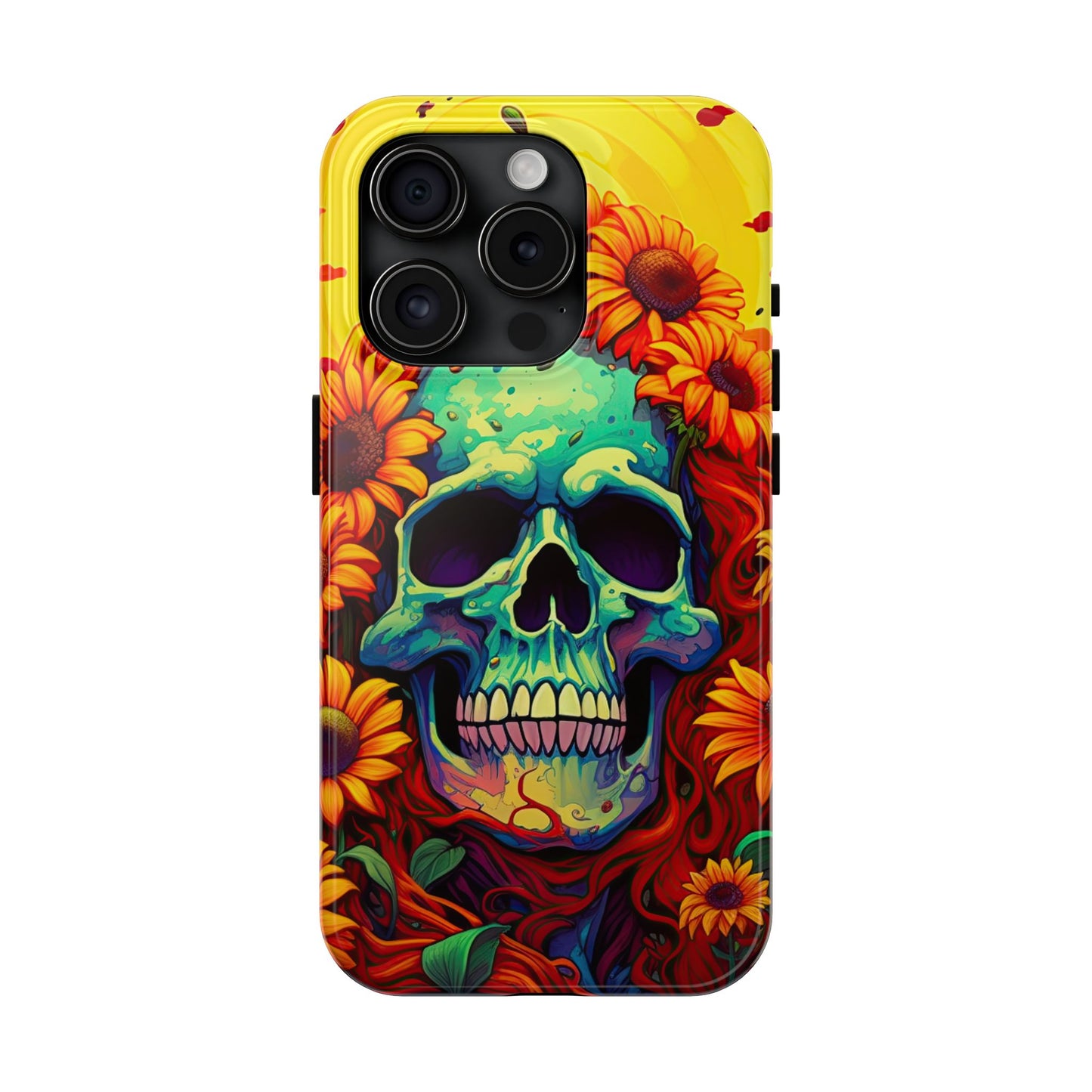 Sun Kissed Skull iPhone Case