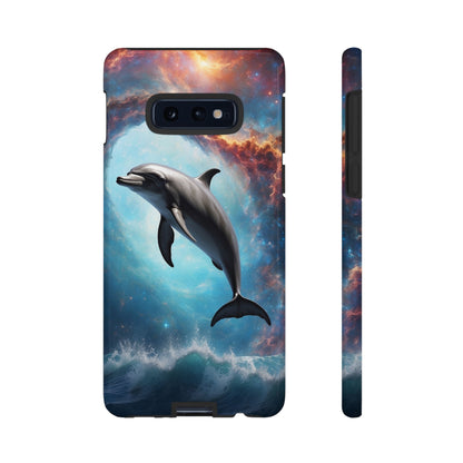 Cosmic Dolphin Space Vibes - Samsung Galaxy Case