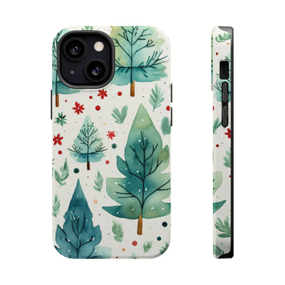 Watercolor Winter Forest - MagSafe iPhone Series Case