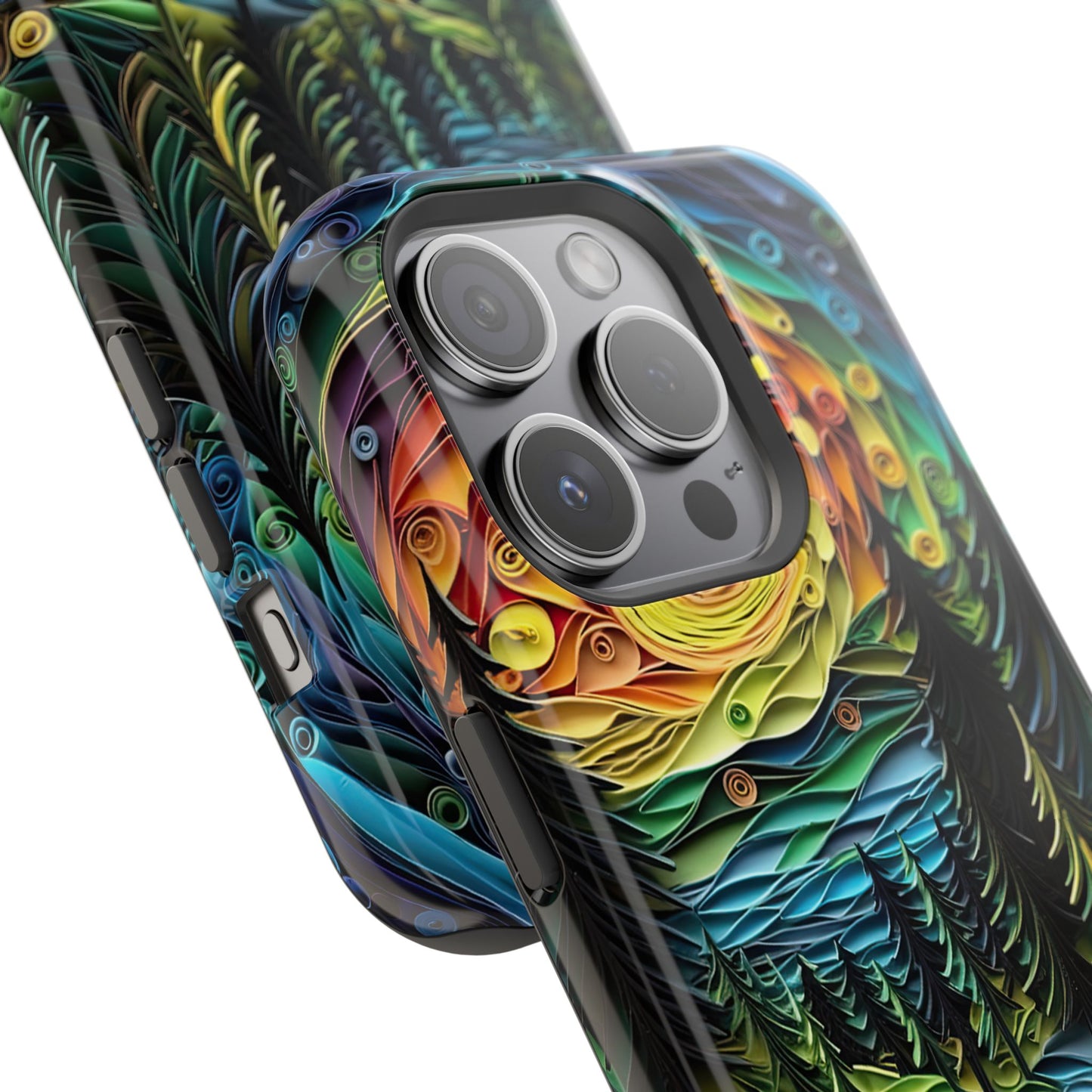 Radiant Forest Sunset MagSafe iPhone Case – Artistic Landscape Design