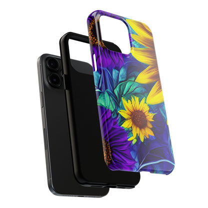 Purple & Gold Sunflower Dream - iPhone Series Case