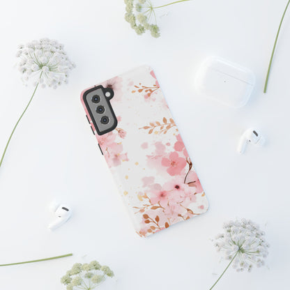 Soft Pink Cherry Blossom Samsung Galaxy Case – Elegant Floral Design