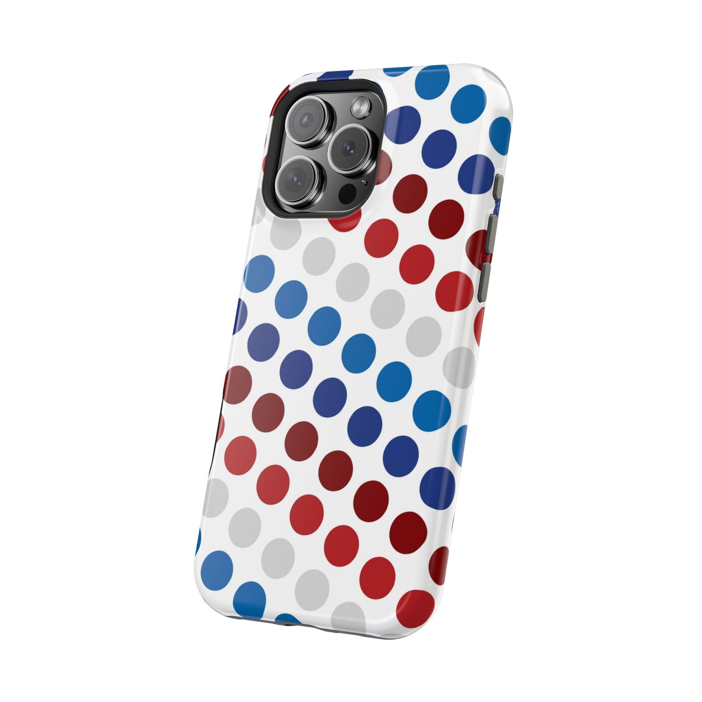 Patriotic Polka Dots - MagSafe iPhone Case