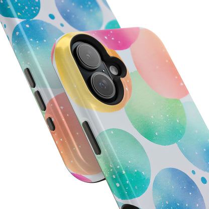 Pastel Galaxy Bubbles  MagSafe iPhone Case – Slim Design, Glossy Finish