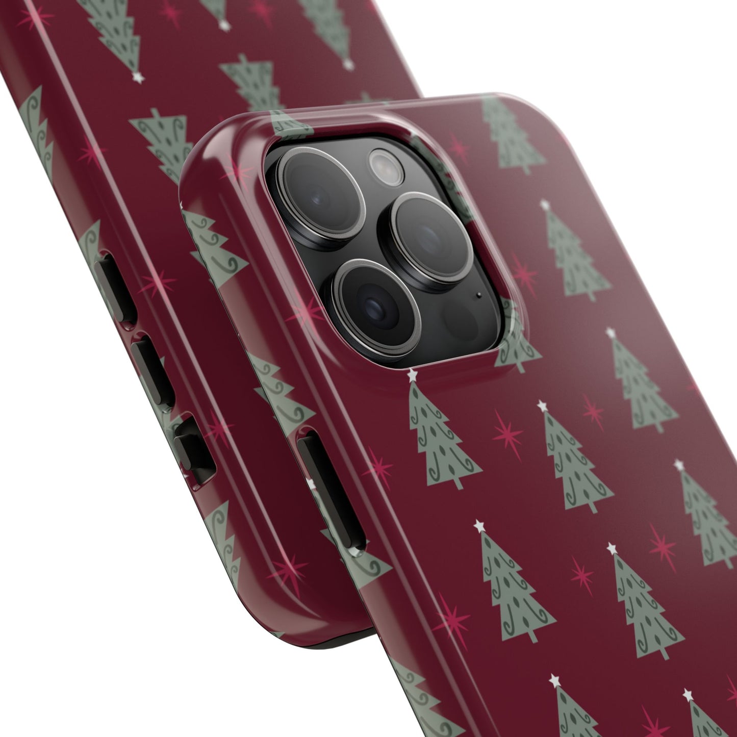 Retro Christmas Tree Pattern – iPhone Series Case