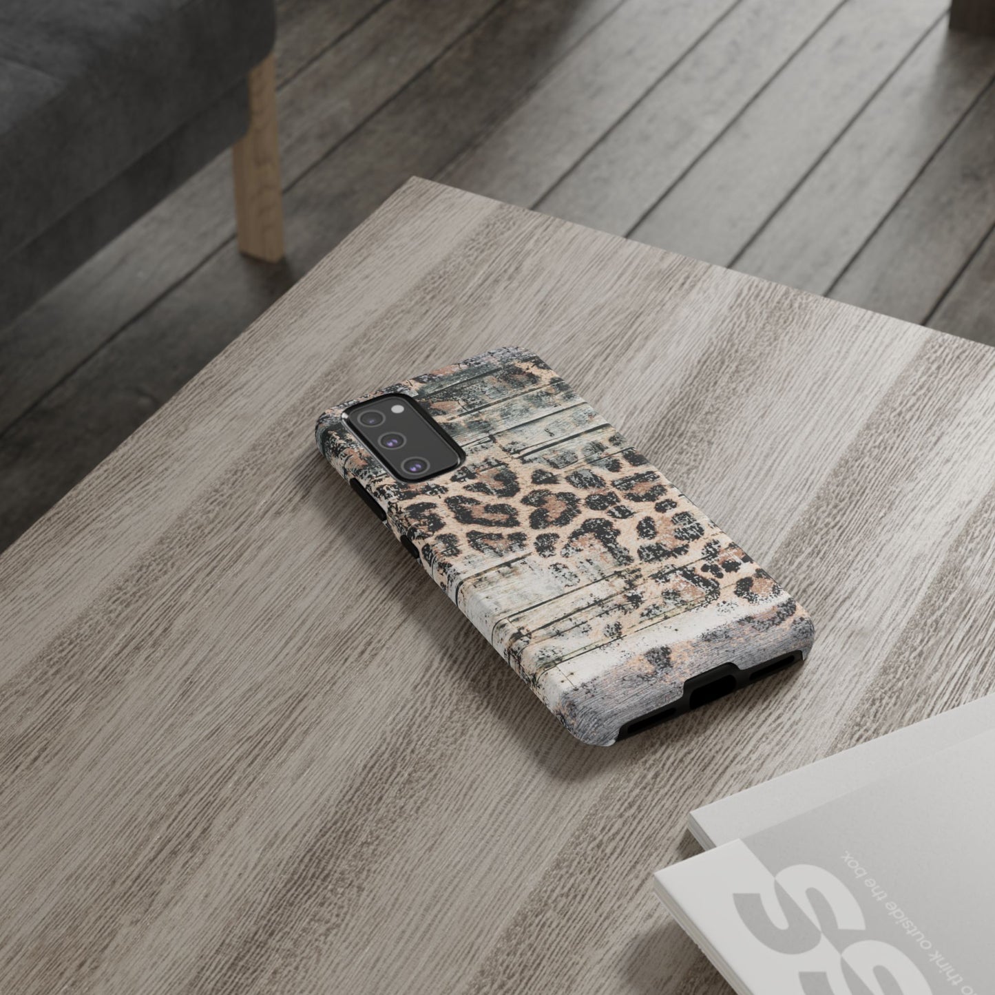 Rustic Leopard Wood Print - iPhone Series Case