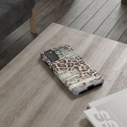 Rustic Leopard Wood Print - iPhone Series Case