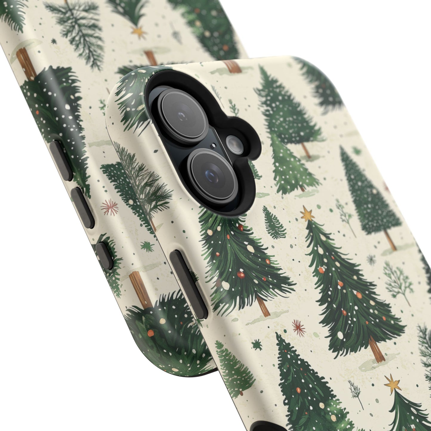 Festive Christmas Tree Forest Pattern – MagSafe iPhone Series Case