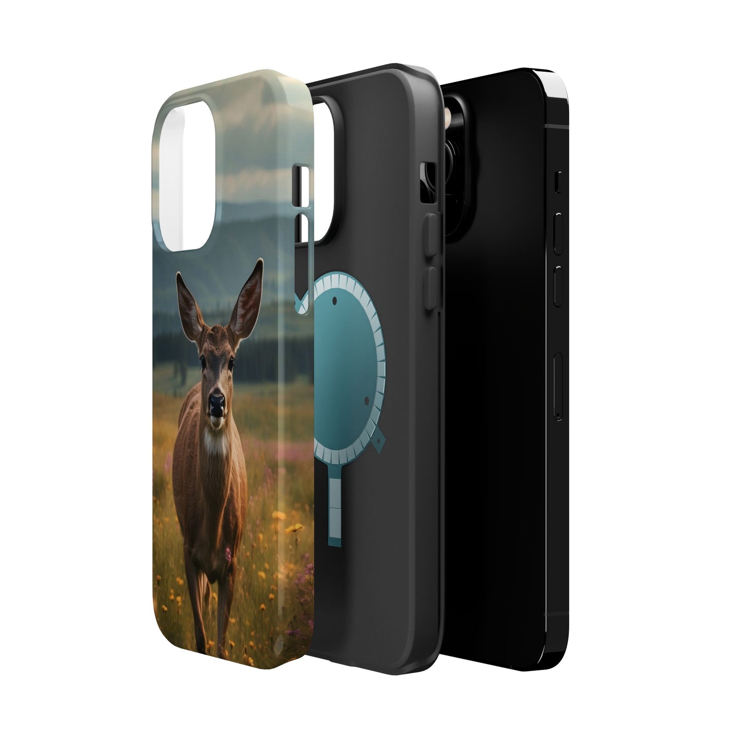 Rustic Meadow Deer – MagSafe iPhone Case