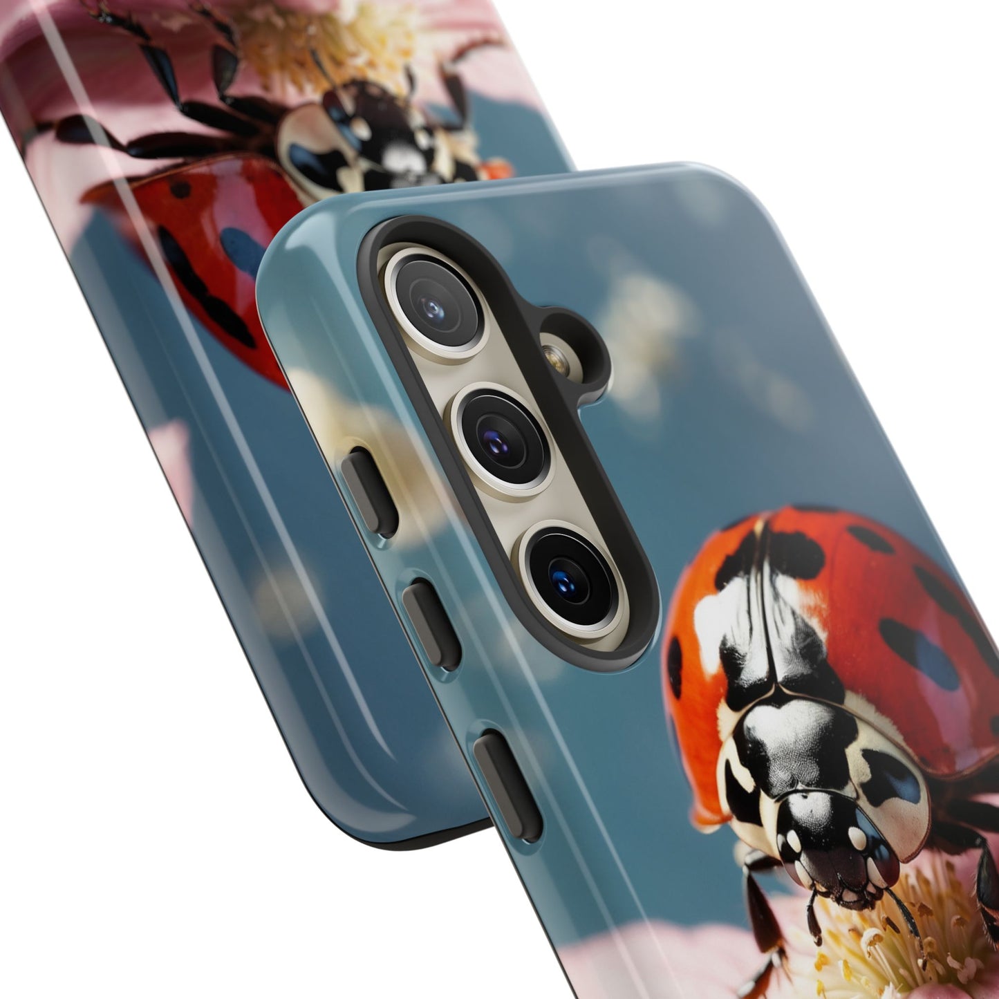 Samsung Galaxy Case: Floral Ladybug Delight