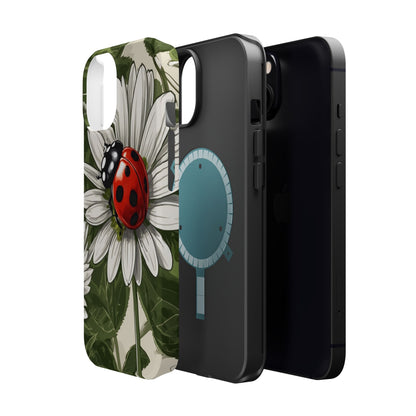 Ladybug & Daisy Garden Charm - MagSafe iPhone Case