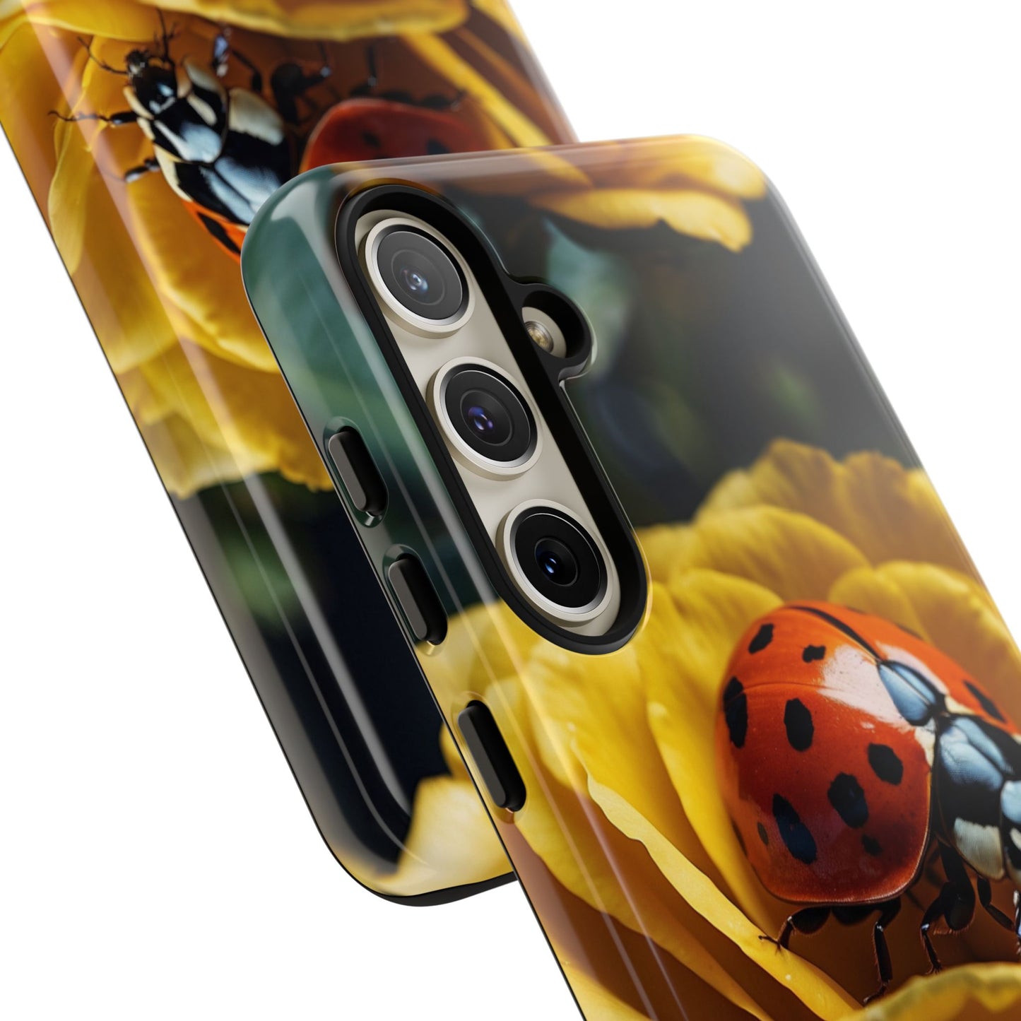 Samsung Galaxy Case: Ladybug on Yellow Petals