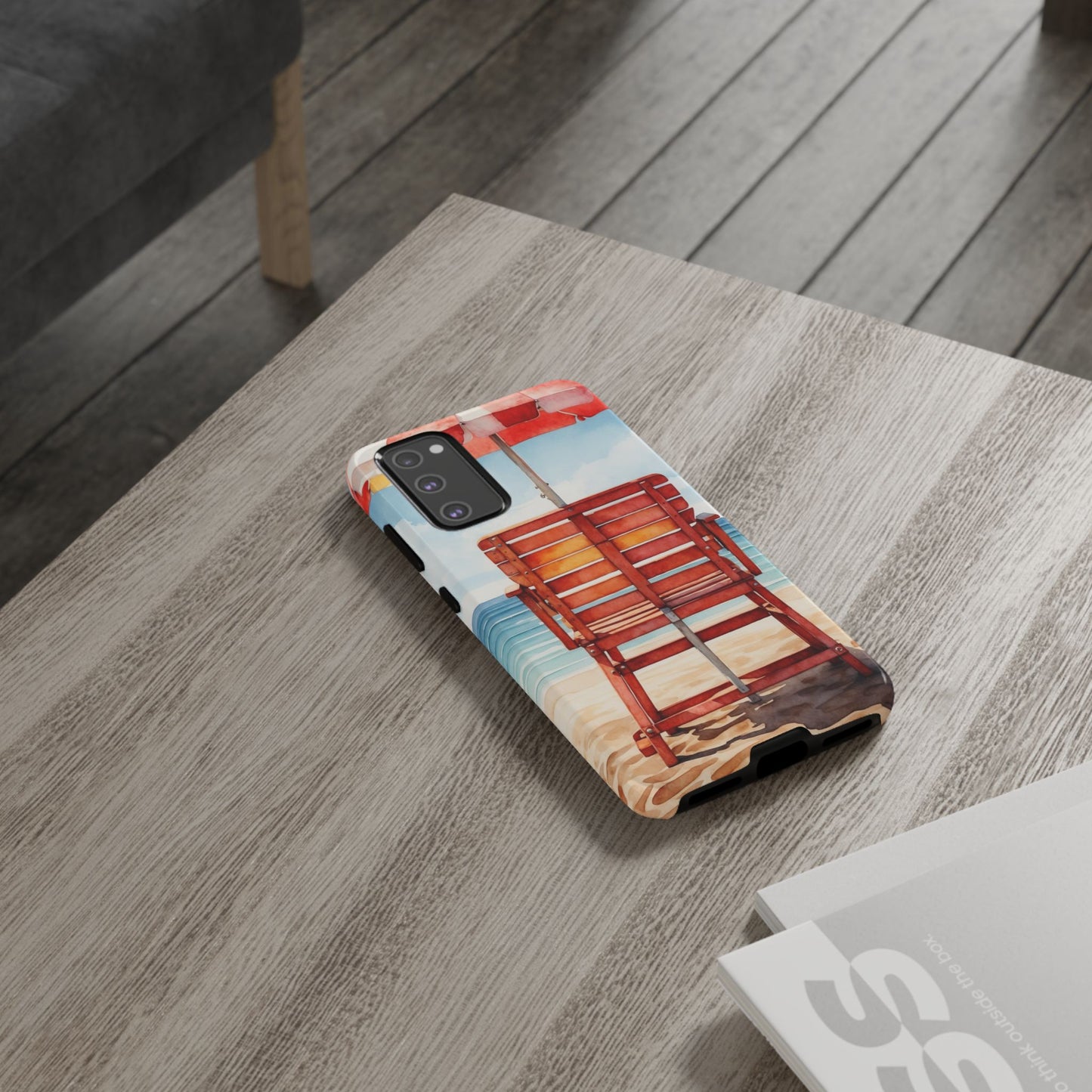 Beachfront Sunset Lounge Samsung Galaxy Case – Rearview Edition