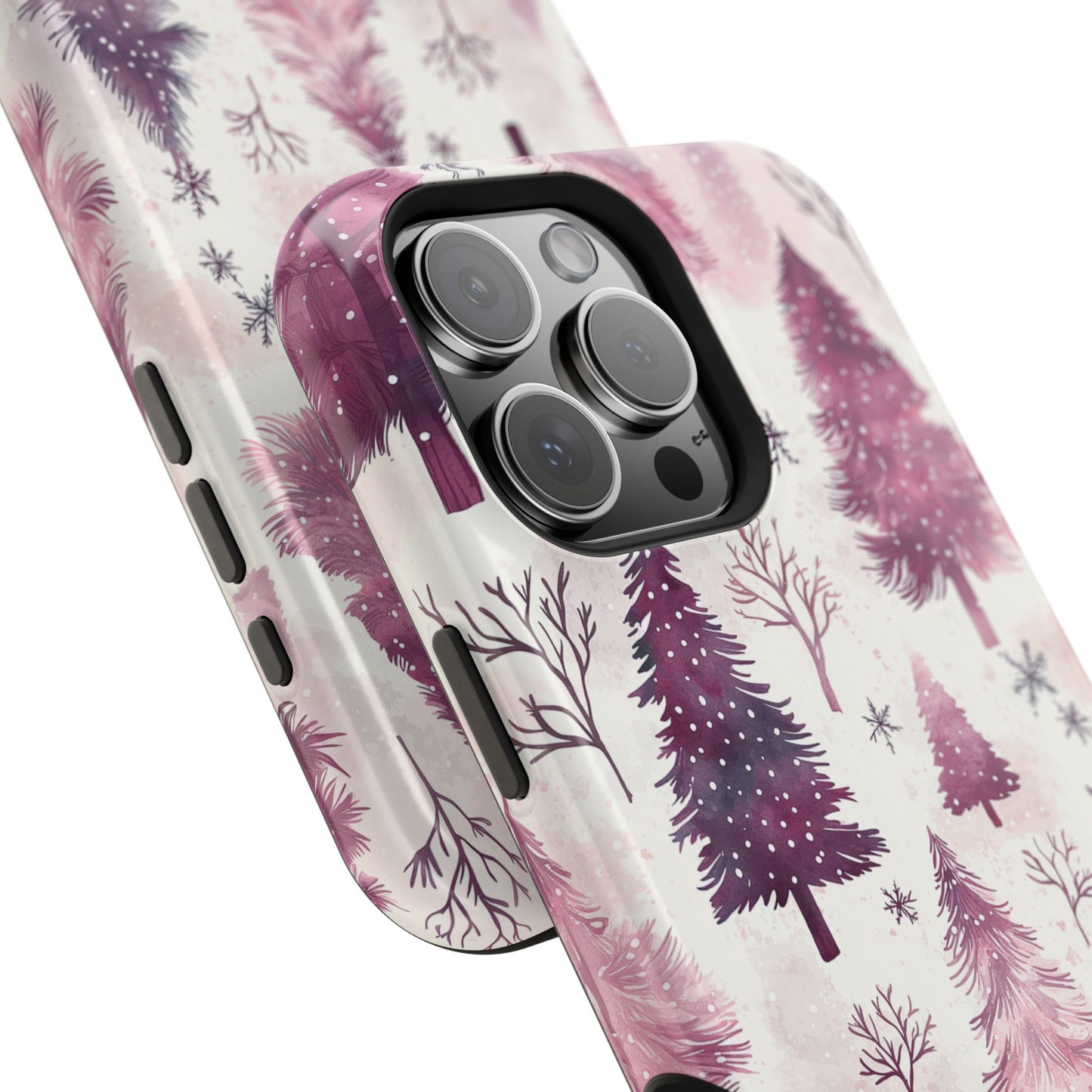 Winter Wonderland Purple Christmas Trees –  MagSafe iPhone Series Case