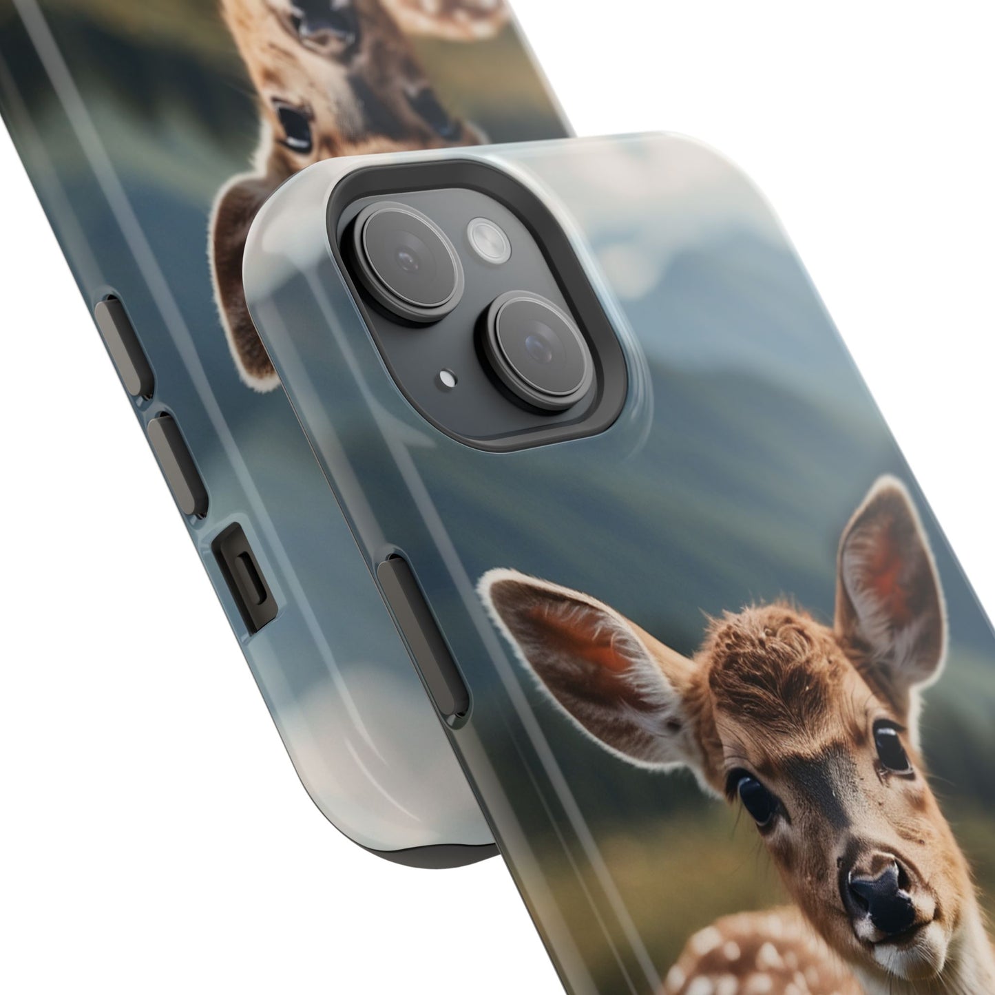 Gentle Fawn in Mountain Meadows MagSafe iPhone Case