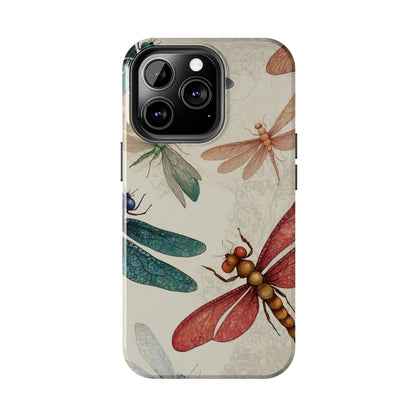 Vintage Dragonfly Garden – iPhone Series Case