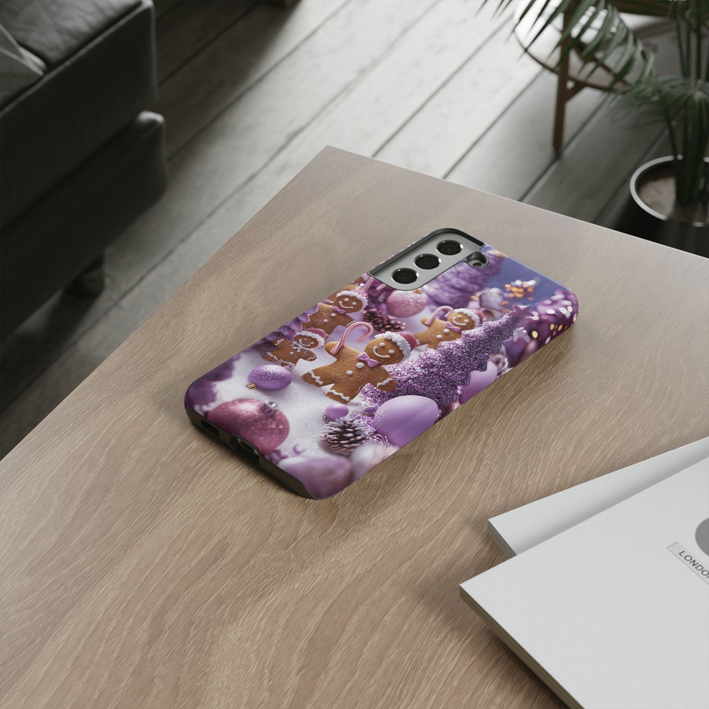 Pink Frosted Gingerbread Forest - Samsung Galaxy Series Case