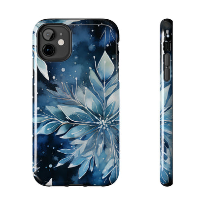 Winter’s Embrace – Blue Snowflake Samsung Galaxy Case