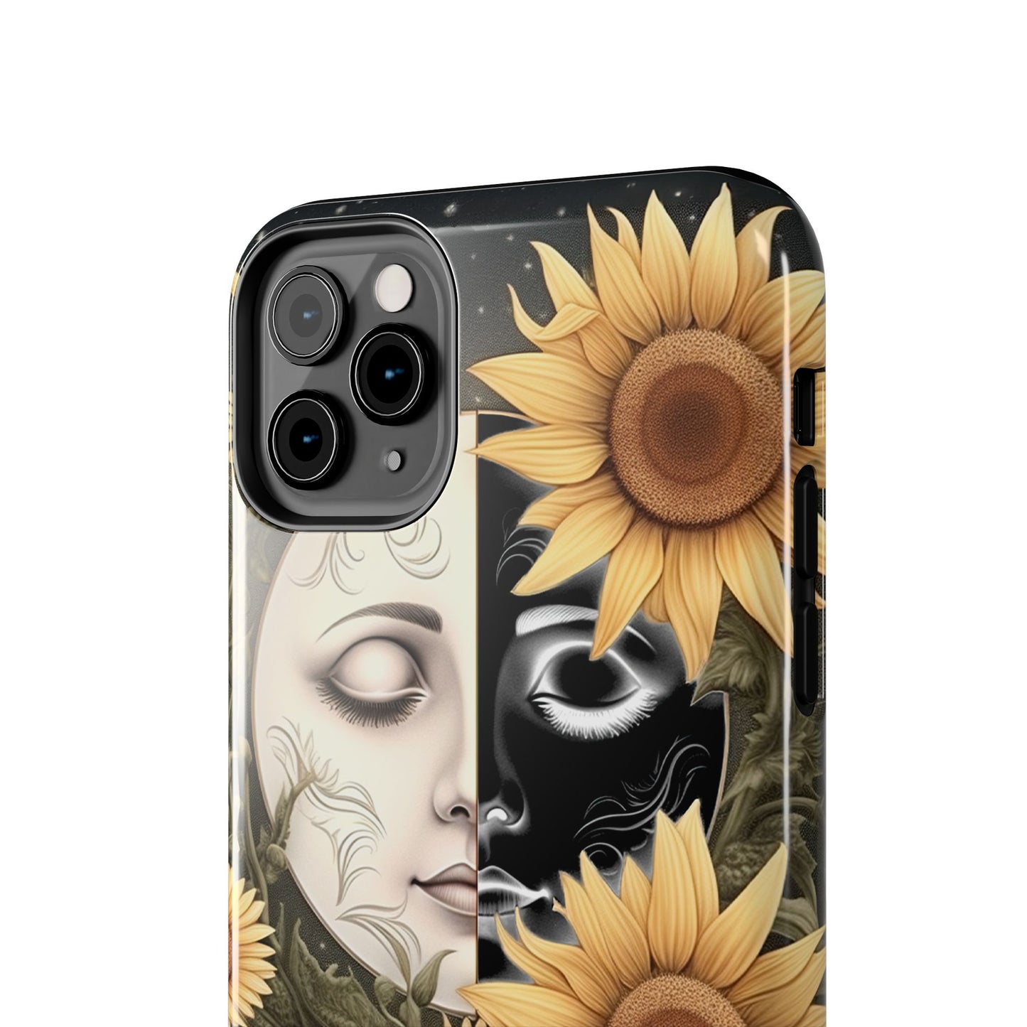 Sunflower Moon and Stars iPhone Case – Ethereal Art