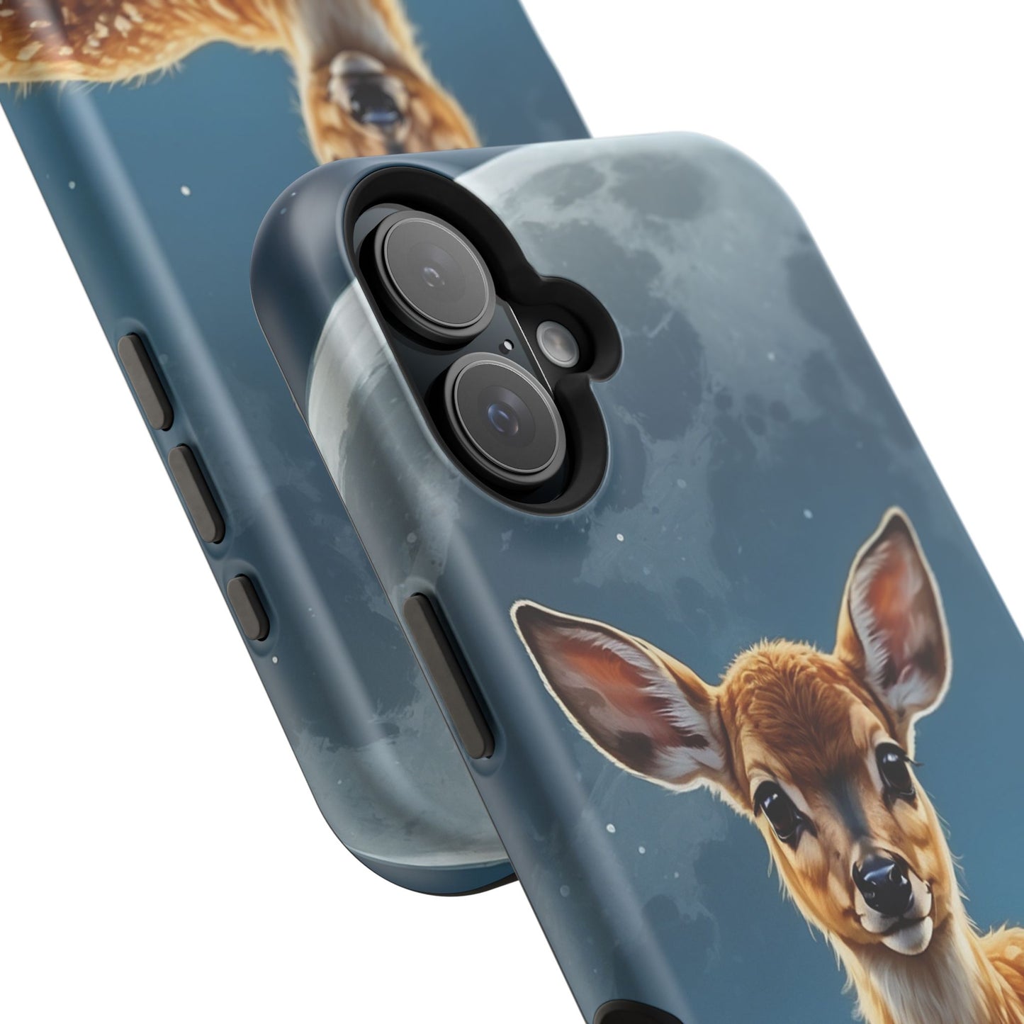 MagSafe-Compatible iPhone Case – Enchanted Fawn Under the Moonlit Sky