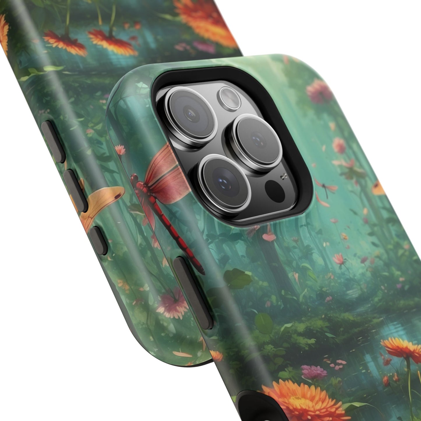 Enchanted Forest Dragonflies & Blossoms – MagSafe iPhone Series Case