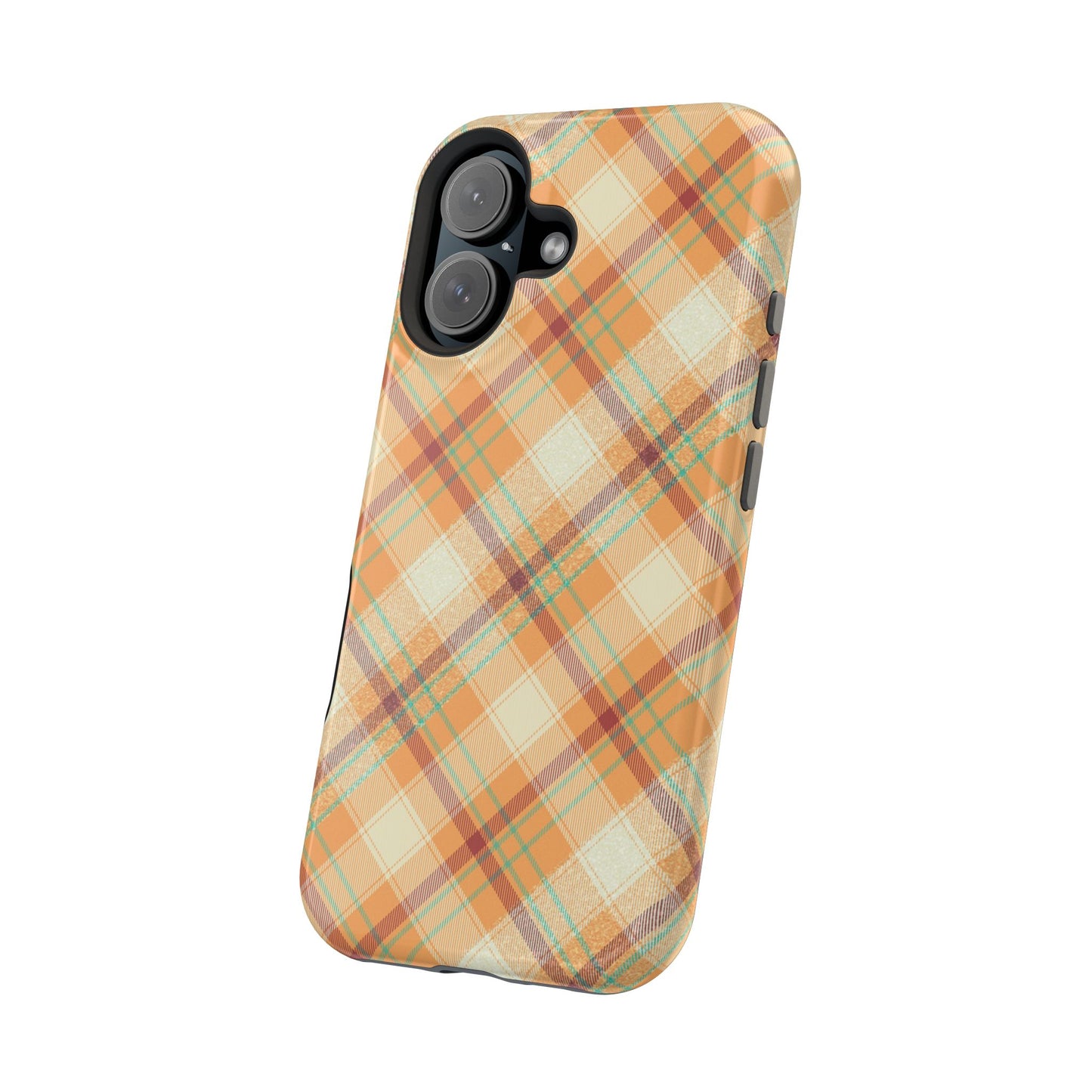 MagSafe Case - Warm Autumn Plaid Design