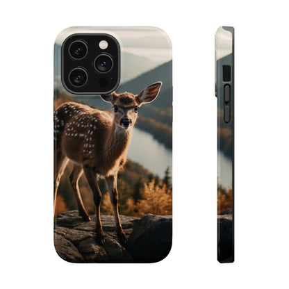 Whimsical Fawn in a Sunlit Forest MagSafe iPhone Case