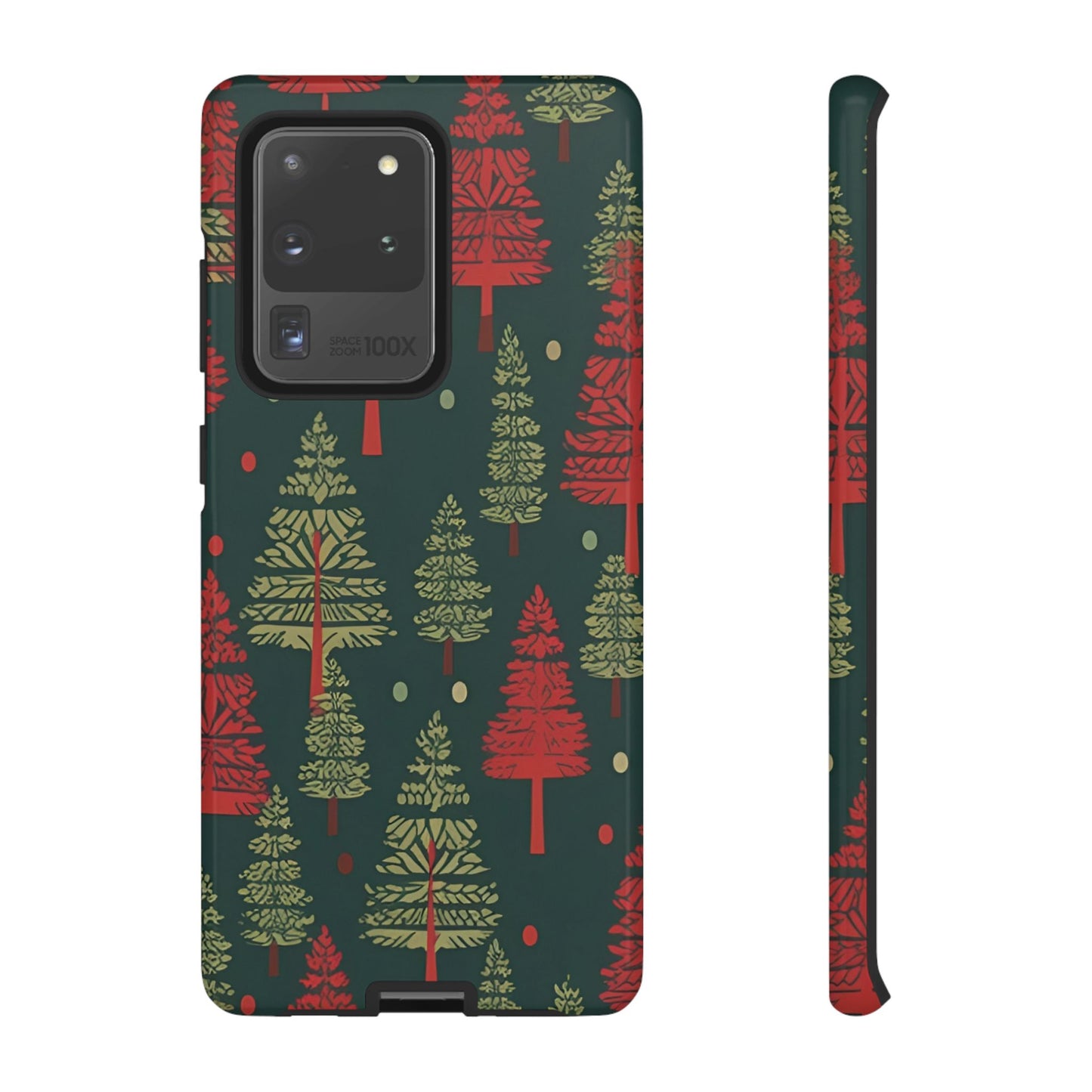 Retro Christmas Trees Pattern - Samsung Galaxy Series Case