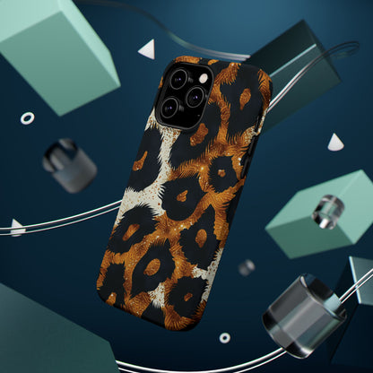 Safari Noir Gold Leopard iPhone Case