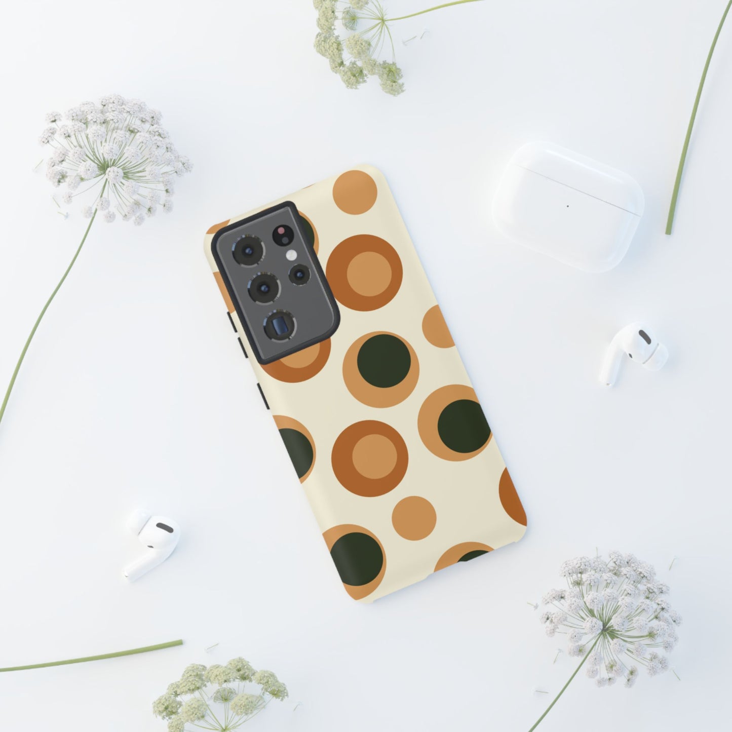 Retro Earthy Circles - Samsung Galaxy Case